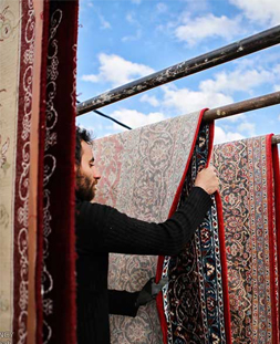 خشک کردن قالی در قالیشویی شمیران نو