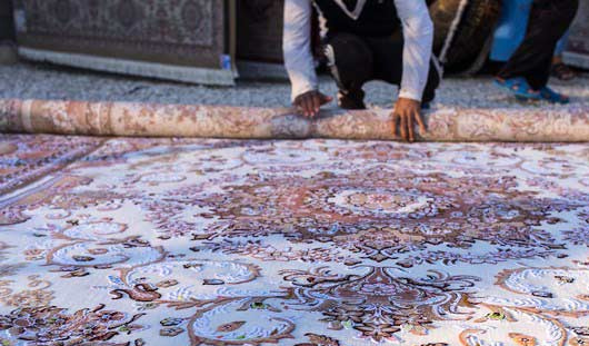 روش اصولی لول کردن قالی در قالیشویی شمیران نو
